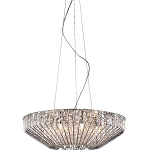 Chrome Impex Marco Seven Light Ceiling Pendant Lamp