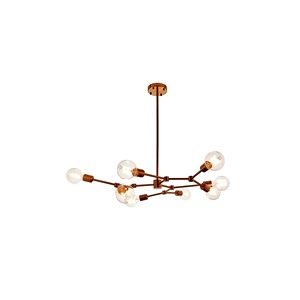 Bronze Gold Effect Endon Ezra 9 Light