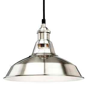 Textured Brushed Nickel Firstlight Albany One Light, Steel